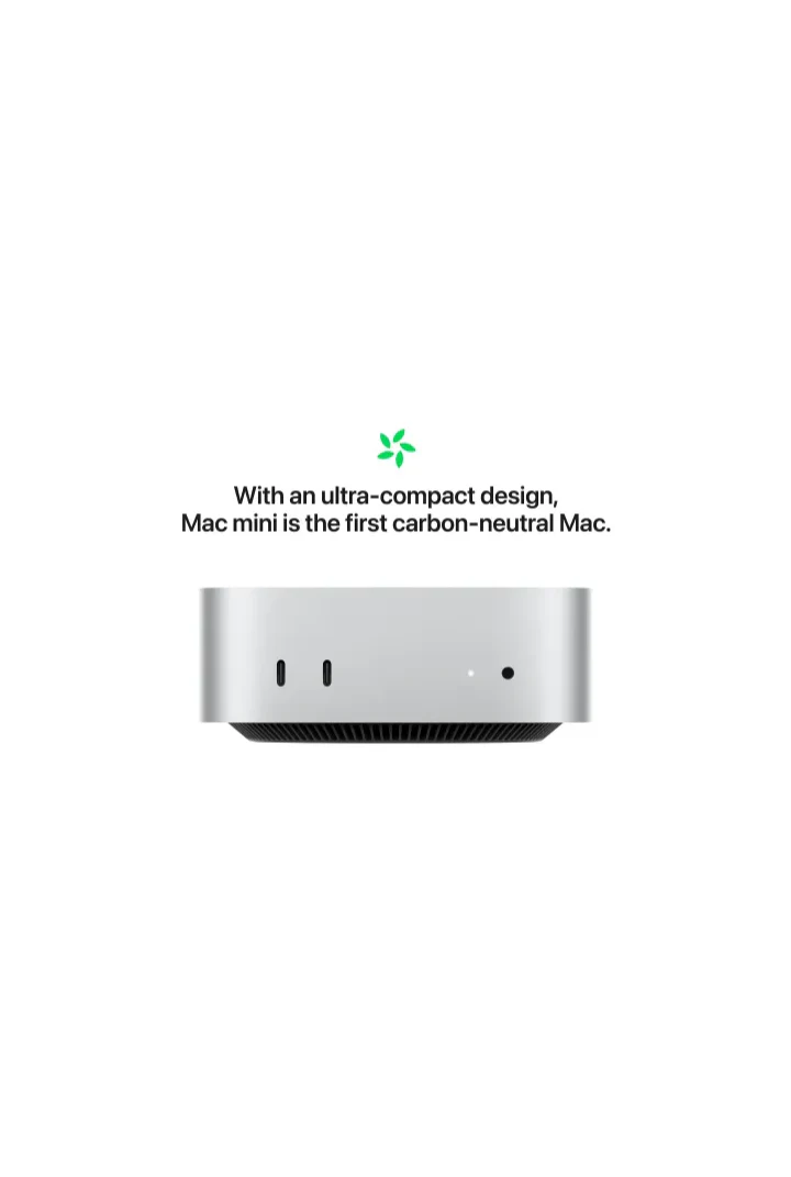 Mac Mini (2024) - M4 - 16GB+256GB - Silver - Pre-owned - Image 3