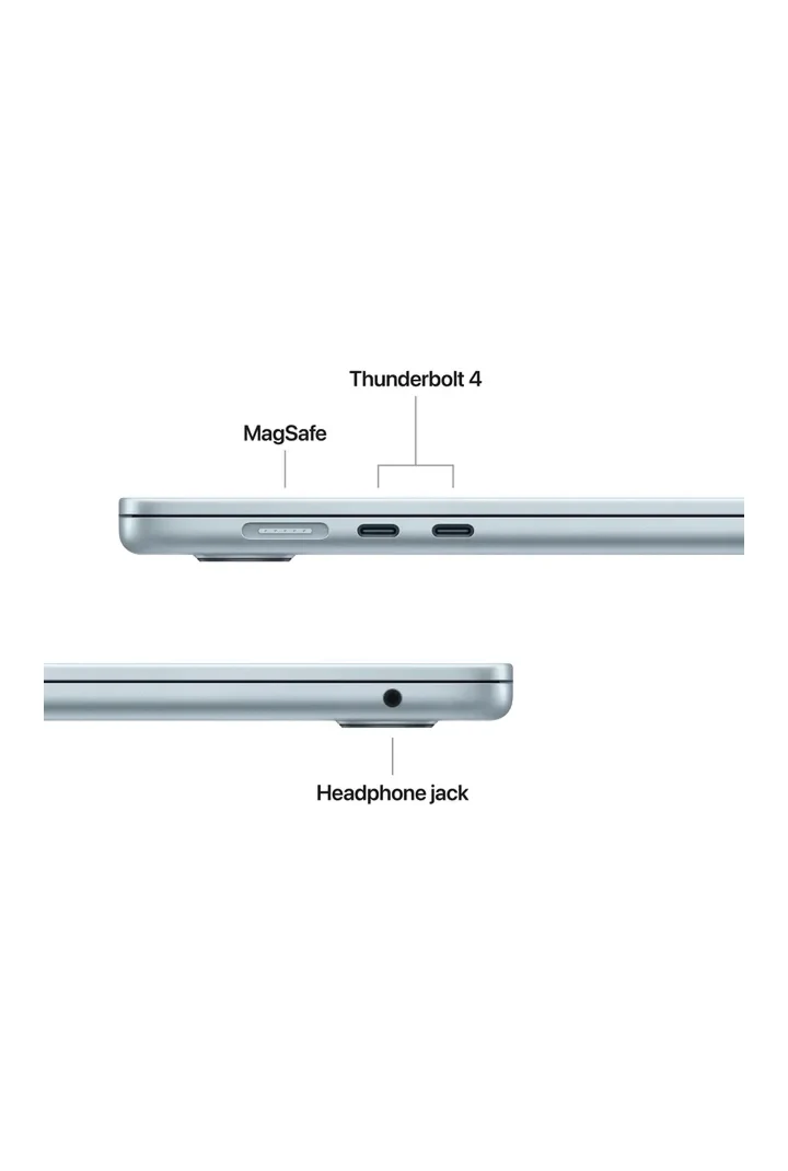 MacBook Air (2025) - 13 inch - M4 - 16GB+256GB  - Sky Blue  - IW (07-Jul-26) - Pre-owned - Image 4