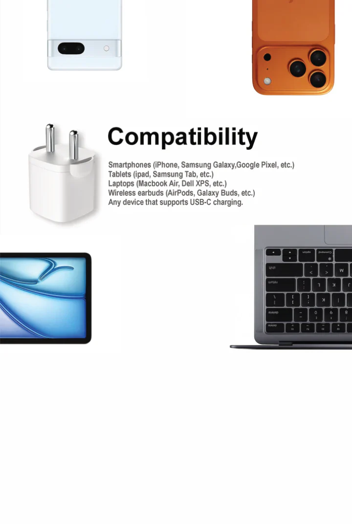 SPACEthing Cube Plus 25W Type-C GaN Wall Charger With Cable USB C TO USB C - Image 5