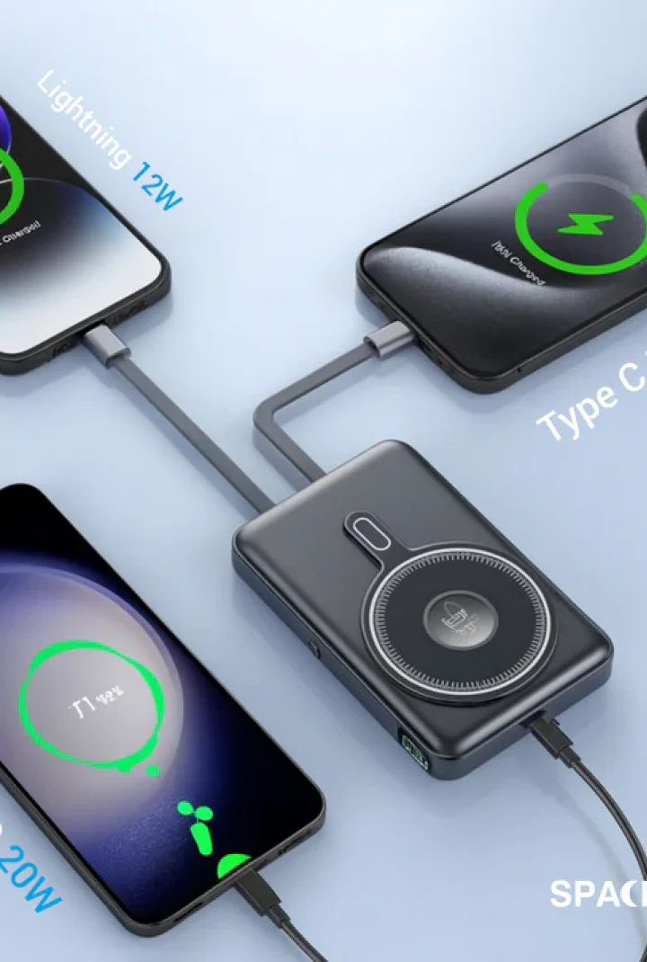 SPACEthing Luzern 10000mAh MagSafe Wireless Power Bank - Image 3