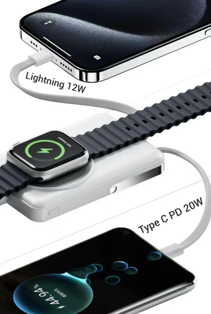 SPACEthing Luzern 10000mAh MagSafe Wireless Power Bank - Image 4