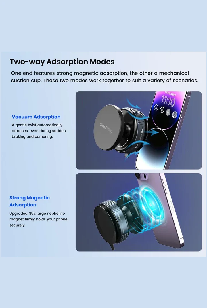 SPACEthing MagHold Vacuum Magnetic Car Holder - Image 2