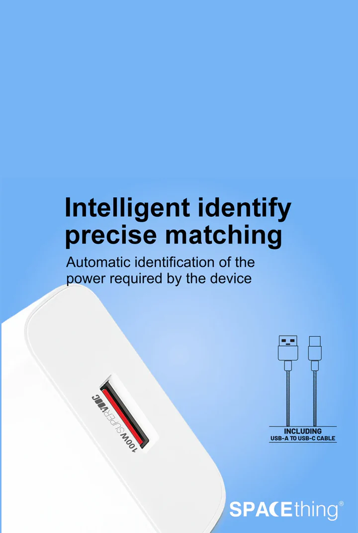 SPACEthing Rapid SuperVOOC 100W USB to Type-C Cable – Red - Image 2