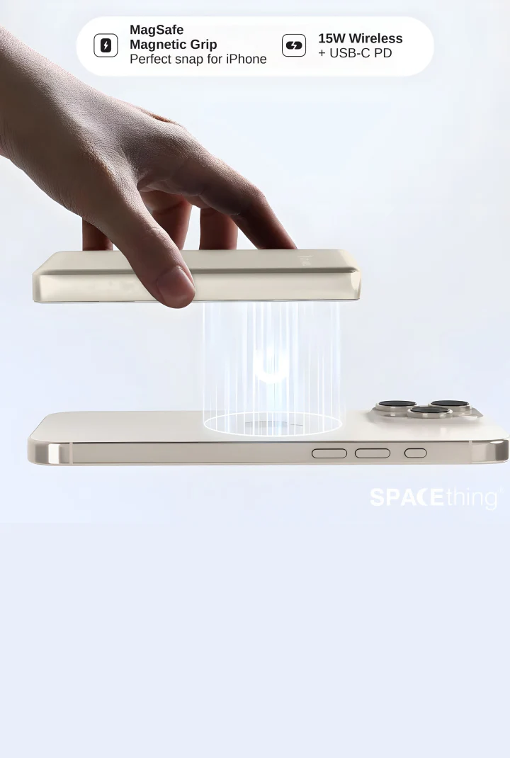 SPACEthing Revon 10000Mah Magsafe Power bank- Blue - Image 7