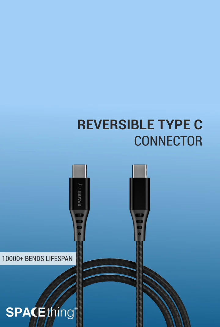 SPACEthing Swift USB to Lightning Cable 1.2m – Black - Image 4