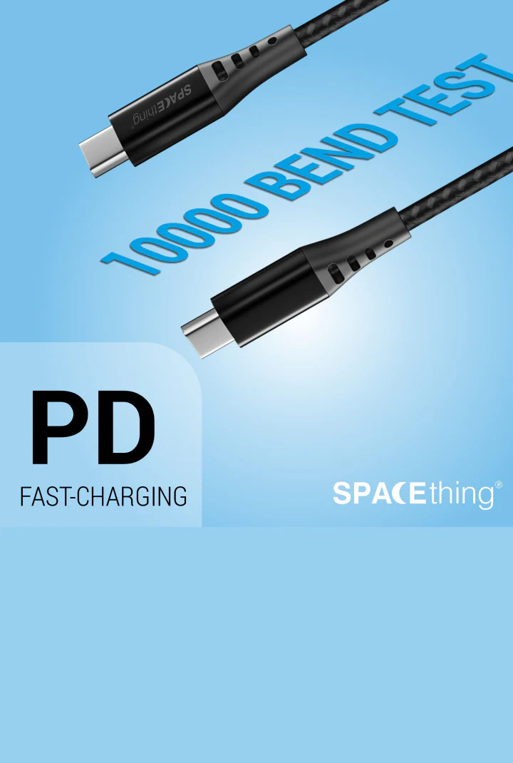 SPACEthing Swift USB to Lightning Cable 1.2m – Black - Image 7
