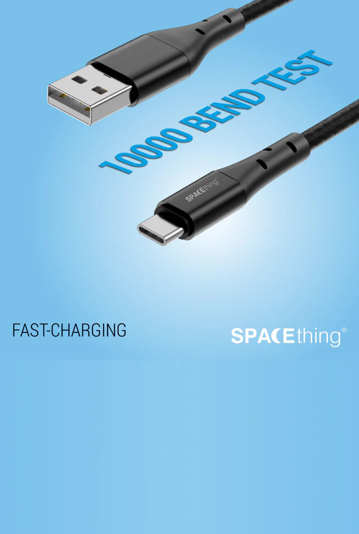 SPACEthing Swift USB to Type-C Cable 1.2m – Black - Image 6